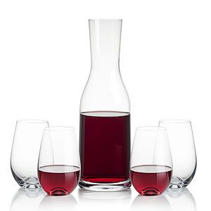 Caldmore Carafe & Boston Stemless Wine