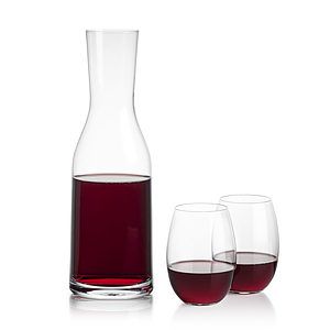 Caldmore Carafe & Carlita Stemless Wine