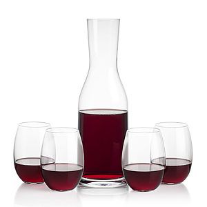 Caldmore Carafe & Carlita Stemless Wine