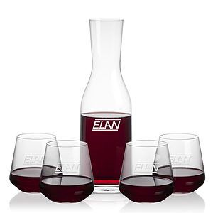 Caldmore Carafe & Cannes Stemless Wine