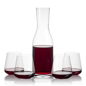 Caldmore Carafe & Crestview Stemless Wine