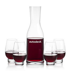 Caldmore Carafe & Glenarden Footed Wine