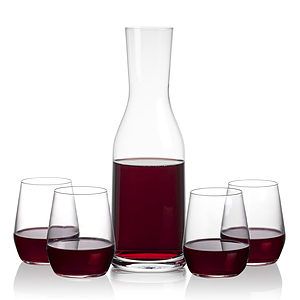 Caldmore Carafe & Germain Stemless Wine