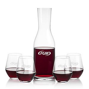 Caldmore Carafe & Reina Stemless Wine