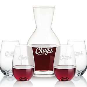 Westwood Carafe & Boston Stemless
