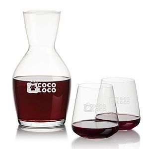 Westwood Carafe & Crestview Stemless