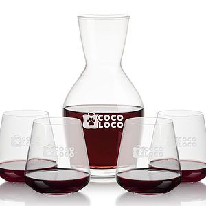 Westwood Carafe & Crestview Stemless
