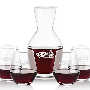 Westwood Carafe & Reina Stemless
