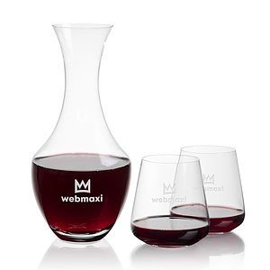 Oldham Carafe & Breckland Stemless Wine