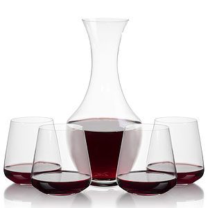 Oldham Carafe & Breckland Stemless Wine