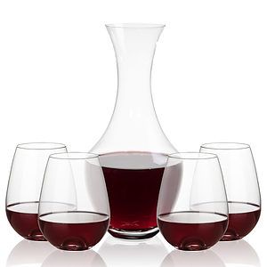 Oldham Carafe & Edderton Stemless Wine