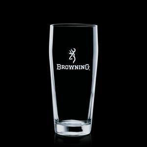 Wilmington Beer Glass - Deep Etch