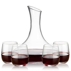 Kanata Carafe & Crestview Stemless Wine