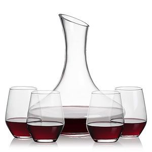Kanata Carafe & Mandelay Stemless Wine