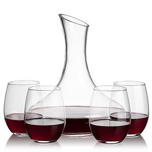 Kanata Carafe & Stanford Stemless Wine
