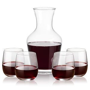Summit Carafe & Crestview Stemless Wine