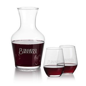 Summit Carafe & Mandelay Stemless Wine