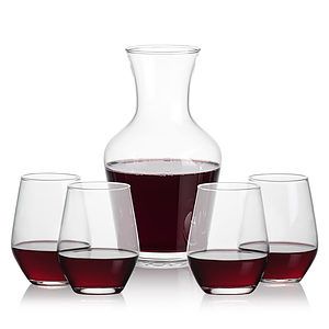 Summit Carafe & Mandelay Stemless Wine