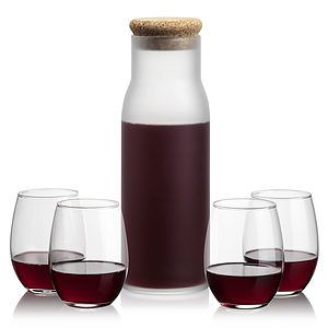 Yarmouth Carafe & Stanford Stemless Wine