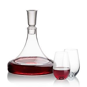 Ashby Decanter & Boston Stemless Wine