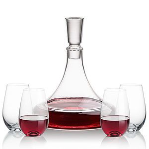 Ashby Decanter & Boston Stemless Wine