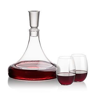 Ashby Decanter & Carlita Stemless Wine