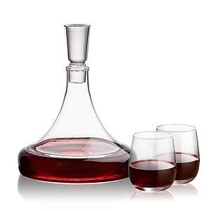 Ashby Decanter & Crestview Stemless Wine