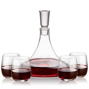 Ashby Decanter & Crestview Stemless Wine