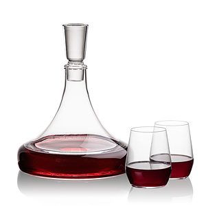 Ashby Decanter & Germain Stemless Wine