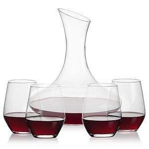 Hampton Carafe & Mandelay Stemless Wine