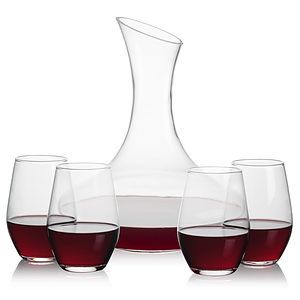 Hampton Carafe & Vale Stemless Wine