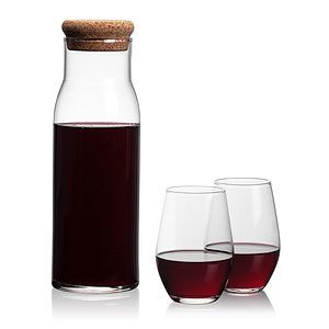 Aviston Carafe & Vale Stemless Wine
