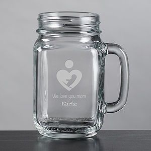 Roswell Drinking Jar - Deep Etch 16oz
