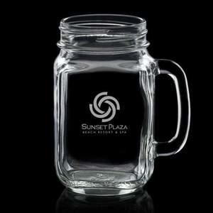Roswell Drinking Jar - Deep Etch 16oz