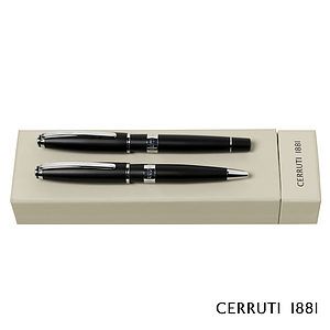 Cerruti 1881® Bicolore Ballpoint & Rollerball Pen Gift Set