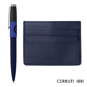 Cerruti 1881® Brick Ballpoint Pen & Card Holder Gift Set