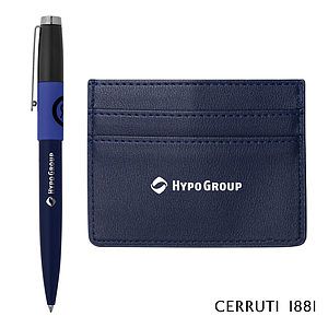 Cerruti 1881® Brick Ballpoint Pen & Card Holder Gift Set
