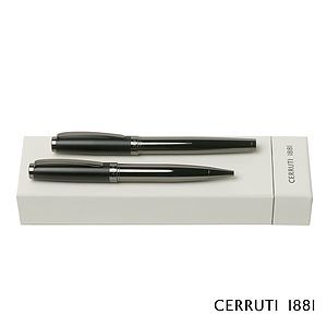 Cerruti 1881® Hamilton Ballpoint Pen & Rollerball Pen Gift Set