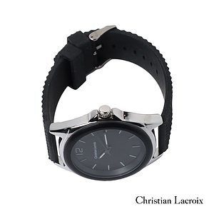 Christian Lacroix® Rhombe Rubber Watch