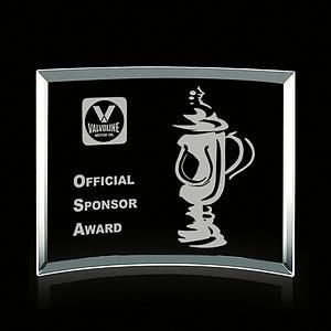 Curved Bevel Award - Jade