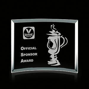 Curved Bevel Award - Jade