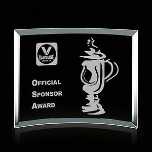 Curved Bevel Award - Jade