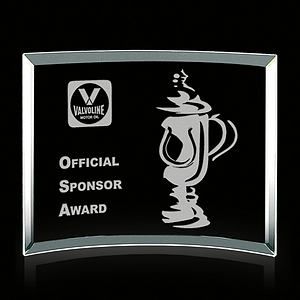 Curved Bevel Award - Jade