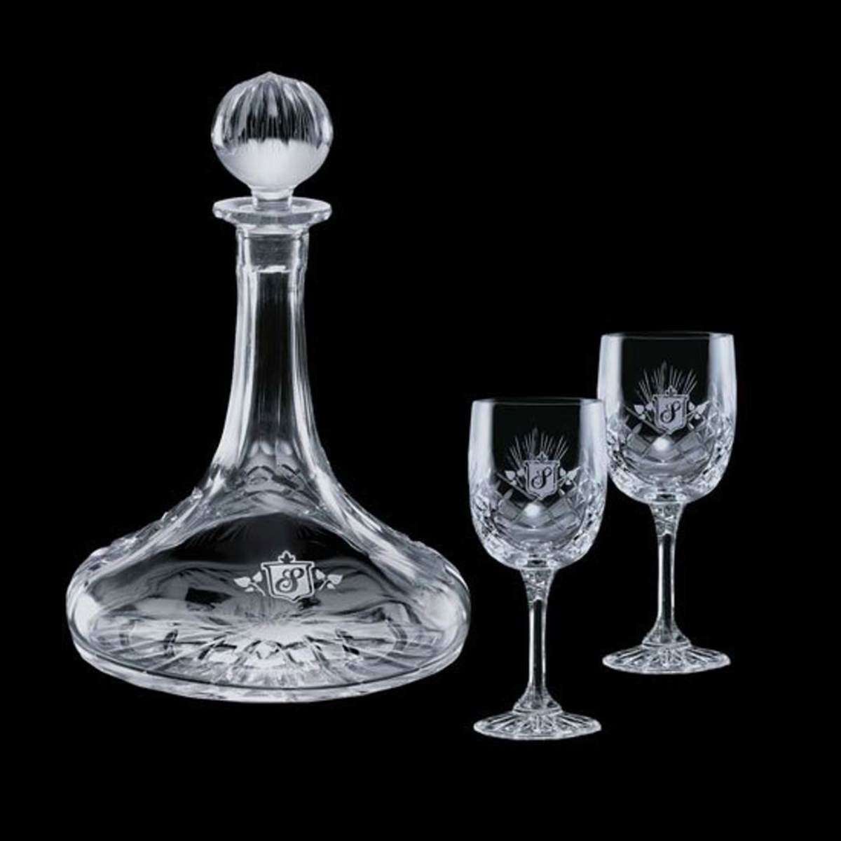 Promotional Cavanaugh ship's decanter set Personalized With Your Custom