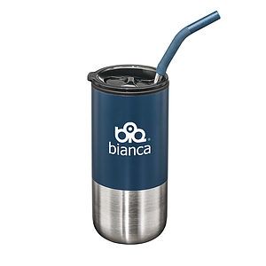 Bondi Double Wall Tumbler w/ Straw -18oz