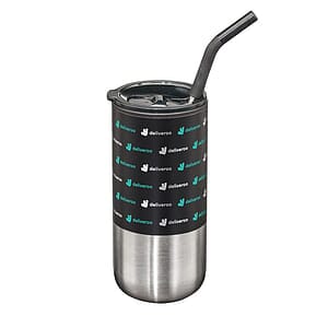 Bondi Double Wall Tumbler w/ Straw -18oz