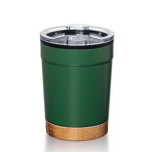 Eduardo Double Wall Tumbler w/Bamboo Base - 12oz 