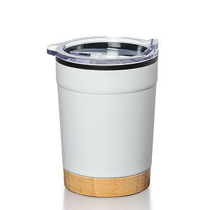 Eduardo Double Wall Tumbler w/Bamboo Base - 12oz 