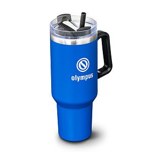 Compeer Handle Travel Mug w/Straw - 40oz