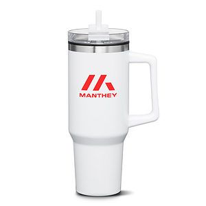 Benidorm Handle Travel Mug w/Straw - 40oz